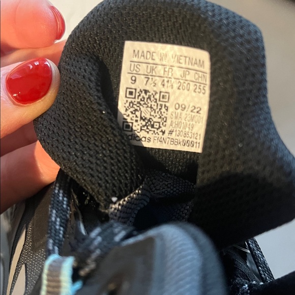 Adidas Terrex AX4 Mid GORE-TEX Hiking Shoes GTX Boots | Women's 9 Black Grey NEW - Picture 13 of 13